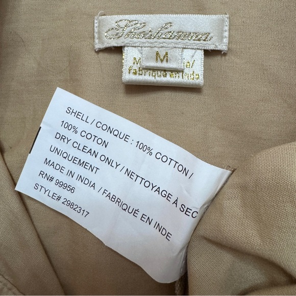 Shoshanna Sz M Francois Dress Embroidered Cotton Button Front Belt - Picture 7 of 10